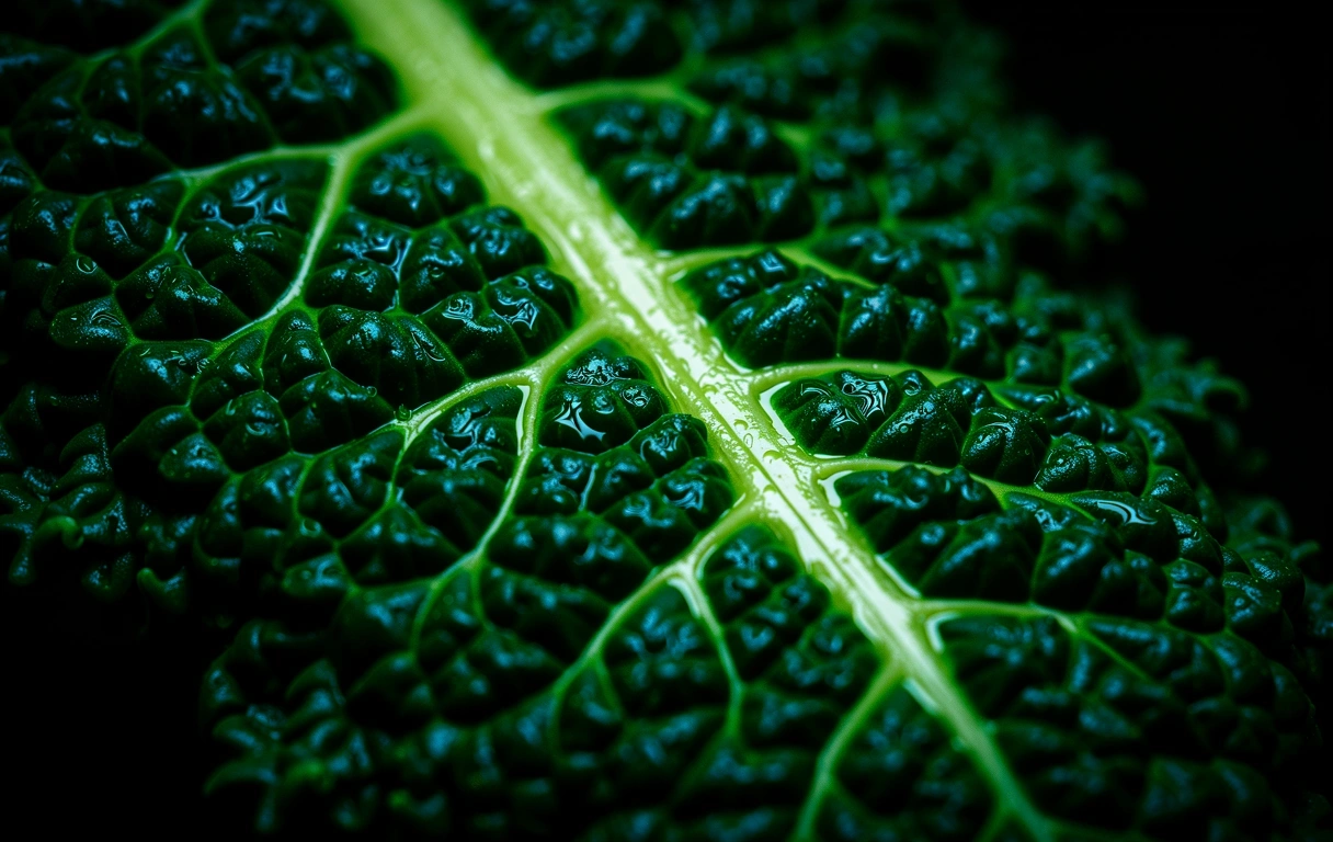 Stylized botanical detail